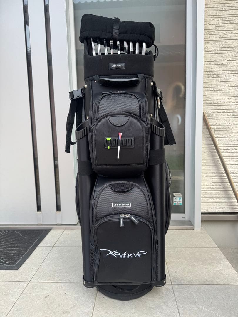 【希少】Kahma ゴルフバッグ キャディバッグ Black