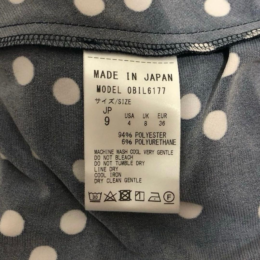 kay me♡カシュクールワンピース ひざ丈 七分袖 ドット 9