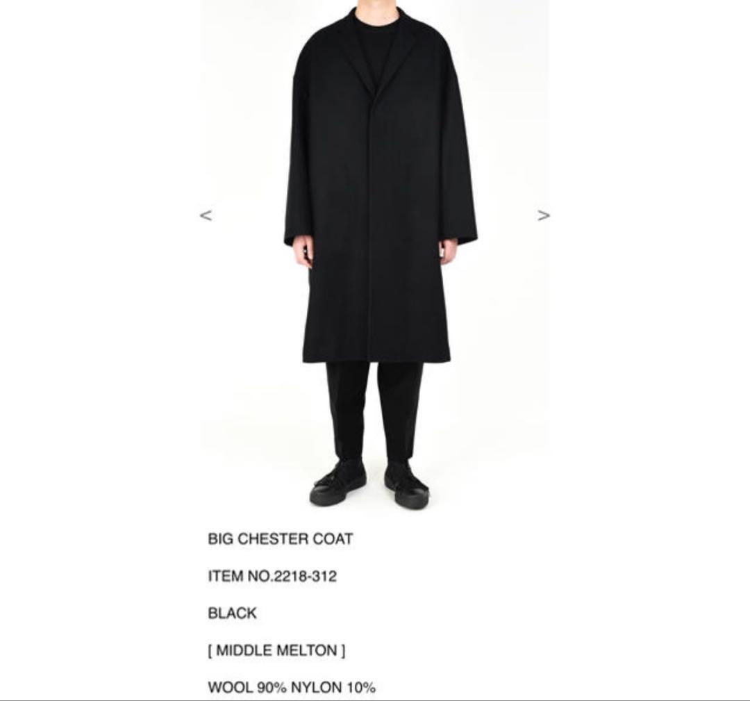 lad musician チェスターコート　2018aw 購入