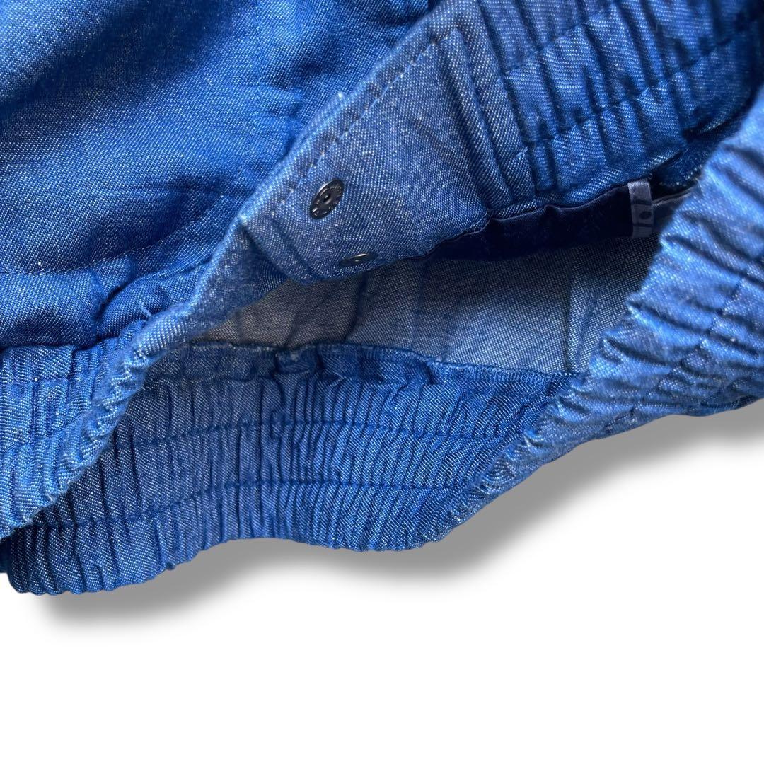 ヴィヴィアンウエストウッド オーブ刺繍 デニム ナイロン 切り替え