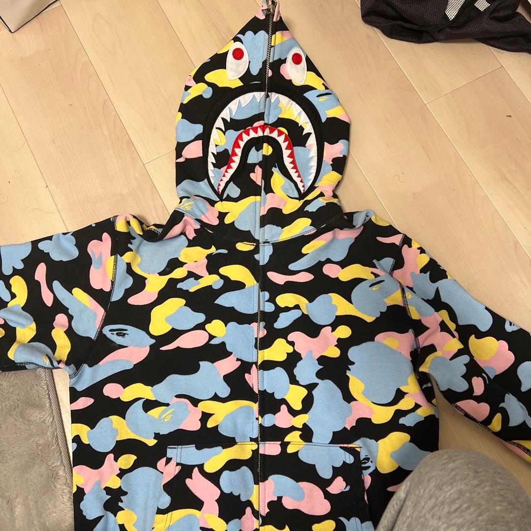 A Bathing Ape カモフラージュパーカー Mサイズ - メルカリ