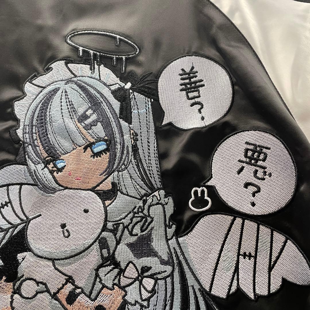 【T42】寝田ルネ × PSYCHO NATION 　リバーシブル　スカジャン