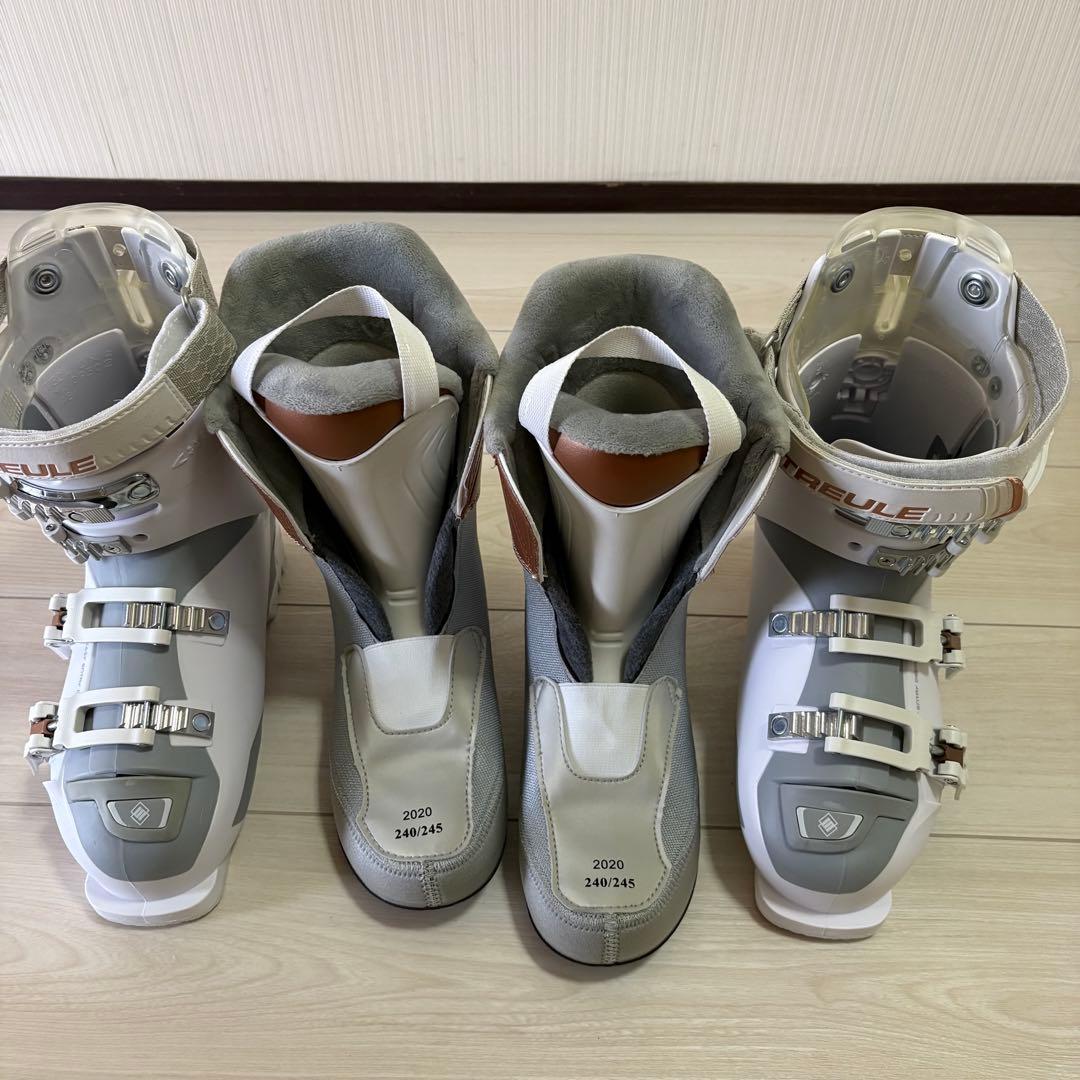 スキー靴　STREULE スキーブーツ レディース ホワイト 24-24.5
