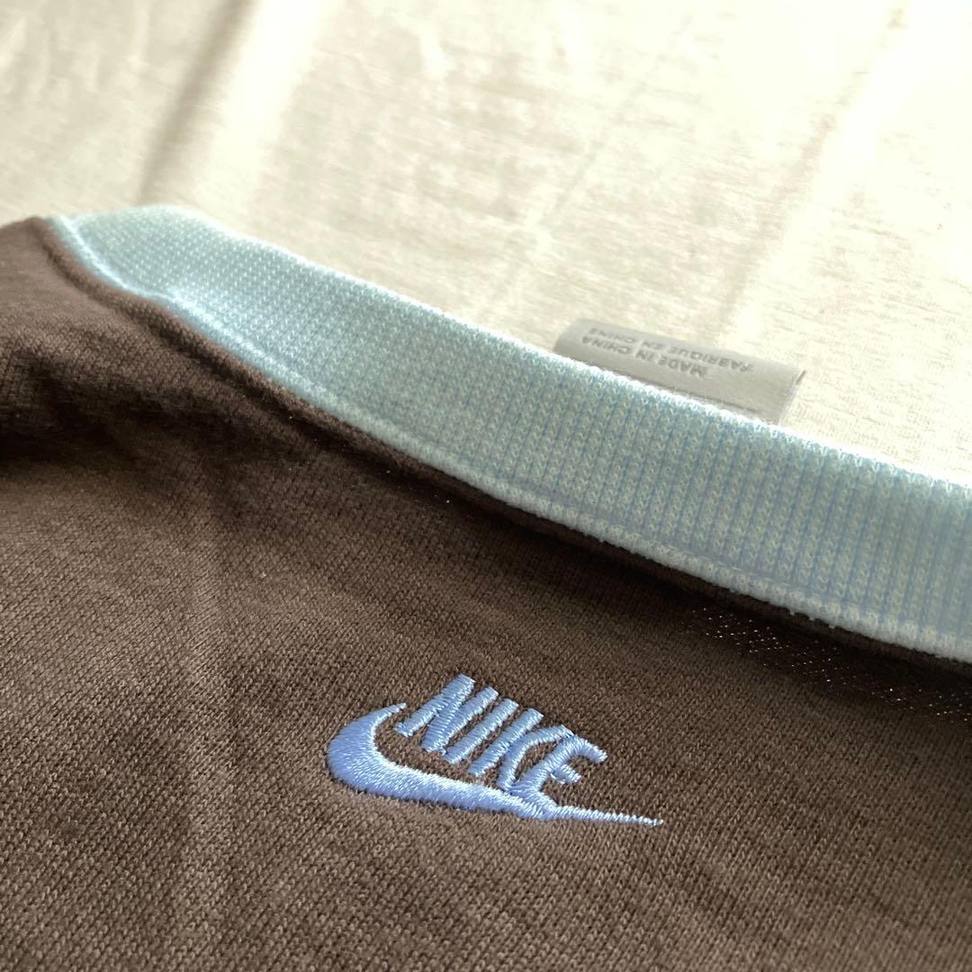 old nike /ロゴスウェット ゴツナイキ ブラウン M 00s ナイキ