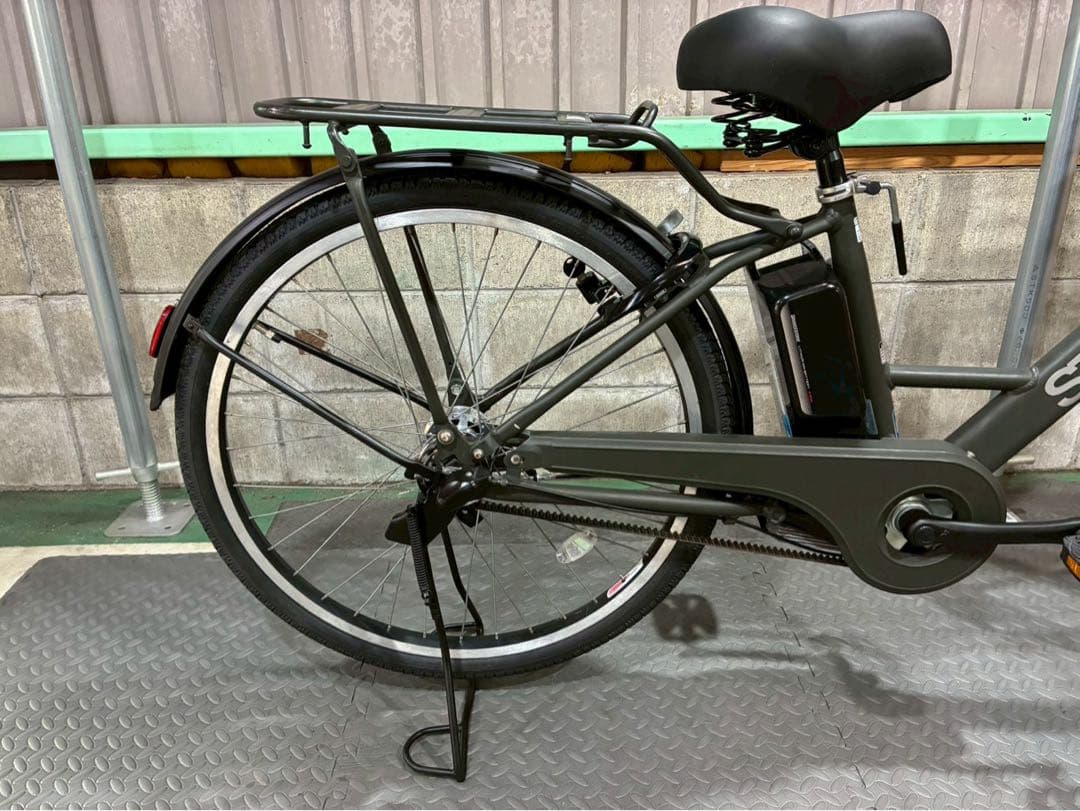 №8408 電動自転車 ブリヂストン　ステップクルーズ　26インチ カーキ