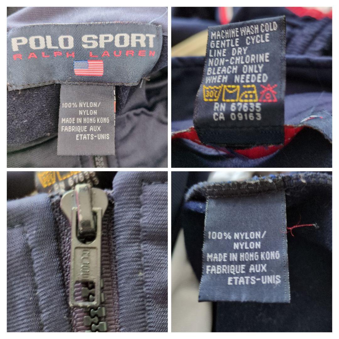 超人気 90sビンテージ POLO SPORT セットアップ 旗ロゴ ジャージ