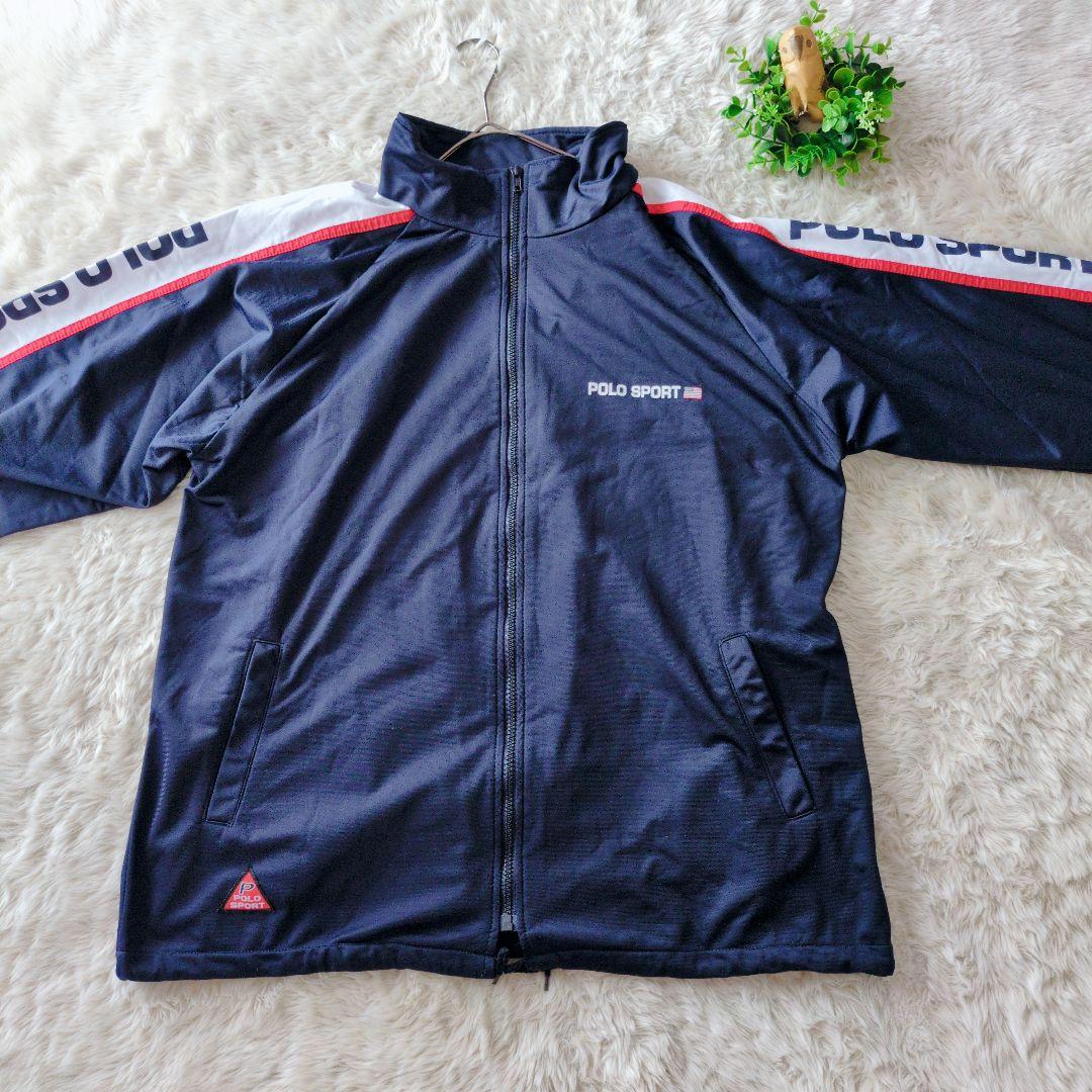 超人気 90sビンテージ POLO SPORT セットアップ 旗ロゴ ジャージ