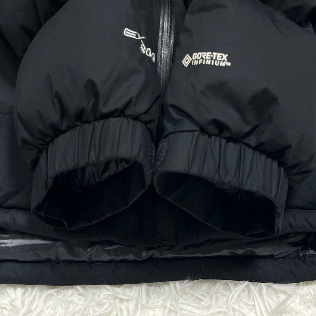 美品✨モンベル パーマフロスト ライトダウンジャケット ゴアテックス ブラックM