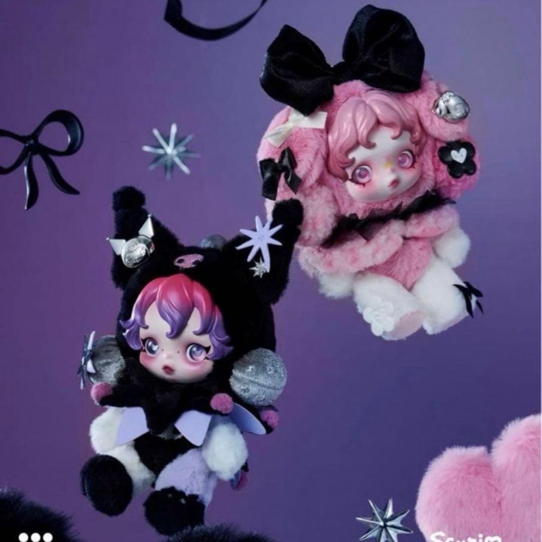 ポップマート スカルパンダ x クロミ x マイメロディ ぬいぐるみ