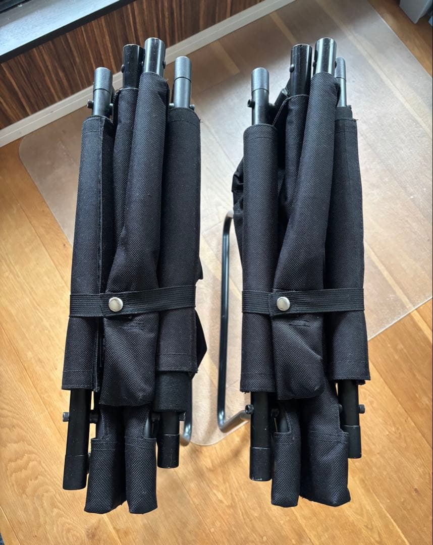 オンウェー Chair-X チェアエックス 2セット ブラック キャンプ チェア