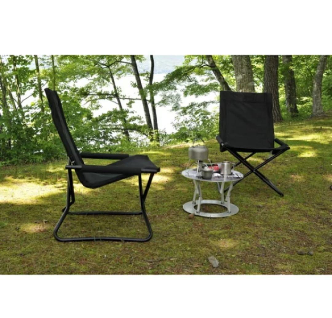 オンウェー Chair-X チェアエックス 2セット ブラック キャンプ チェア