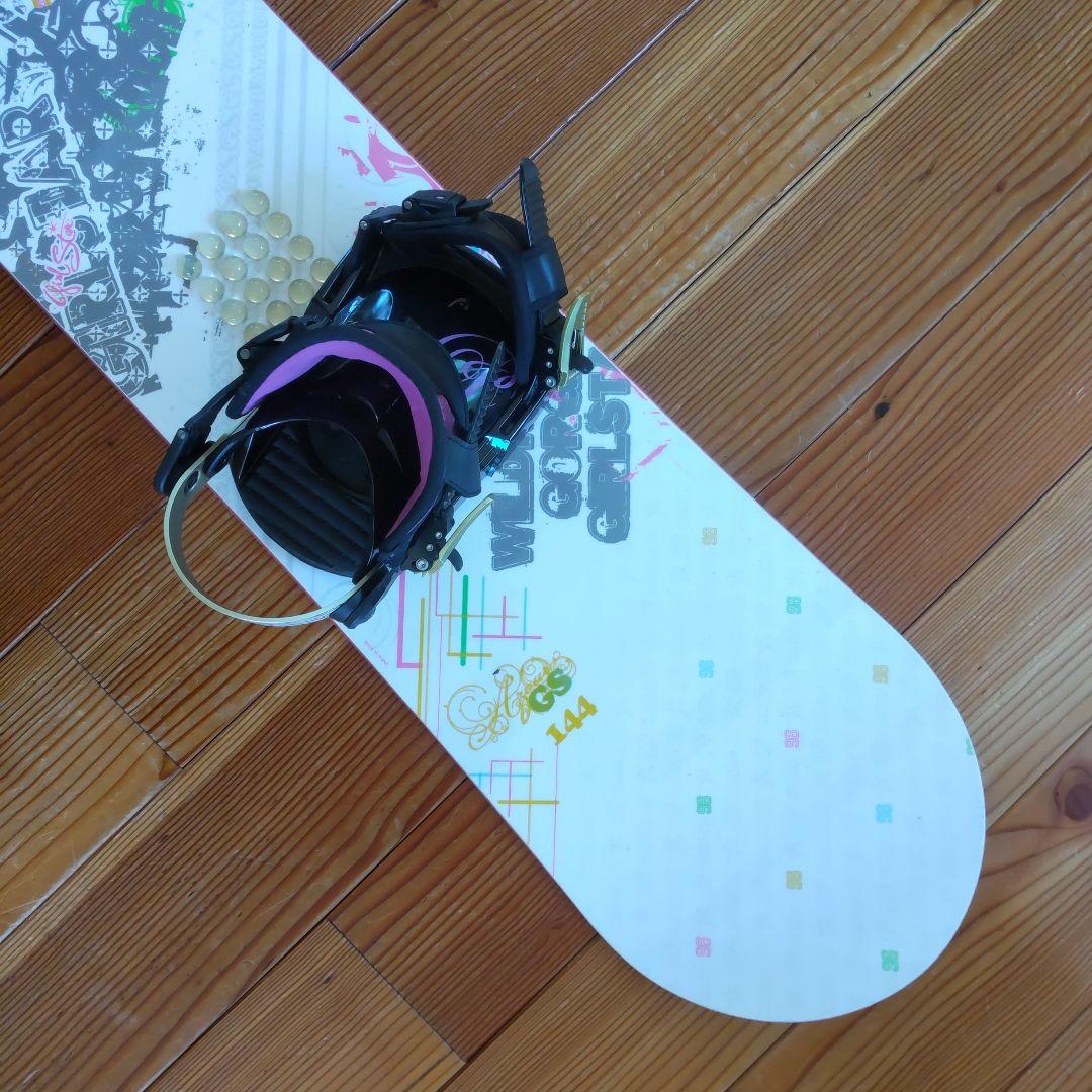 girl star スノーボード144cm+ビンディング