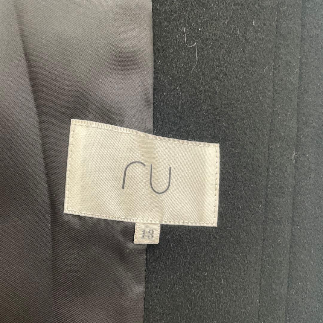 ru カシミヤ100% Aライン　ロング　コート　大きいサイズ