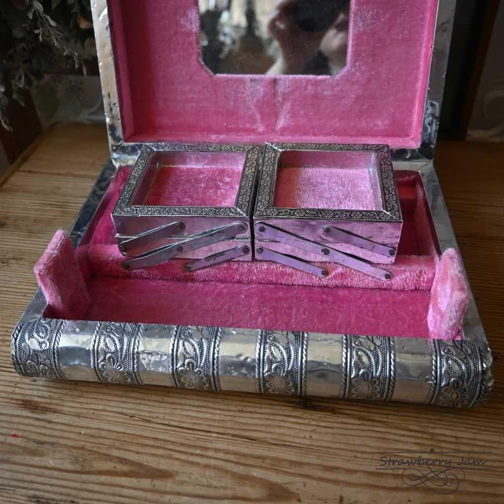 L3710-229 英国ヴィンテージ アクセサリーケース 小物入れ ジュエリー