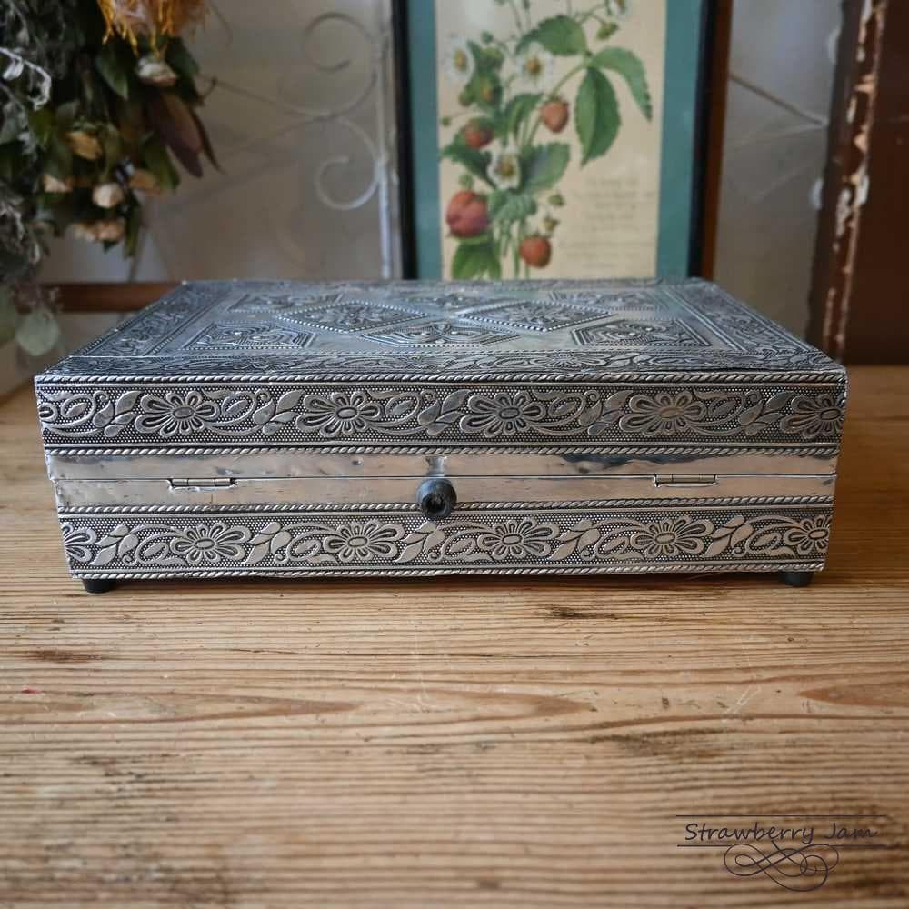 L3710-229 英国ヴィンテージ アクセサリーケース 小物入れ ジュエリー