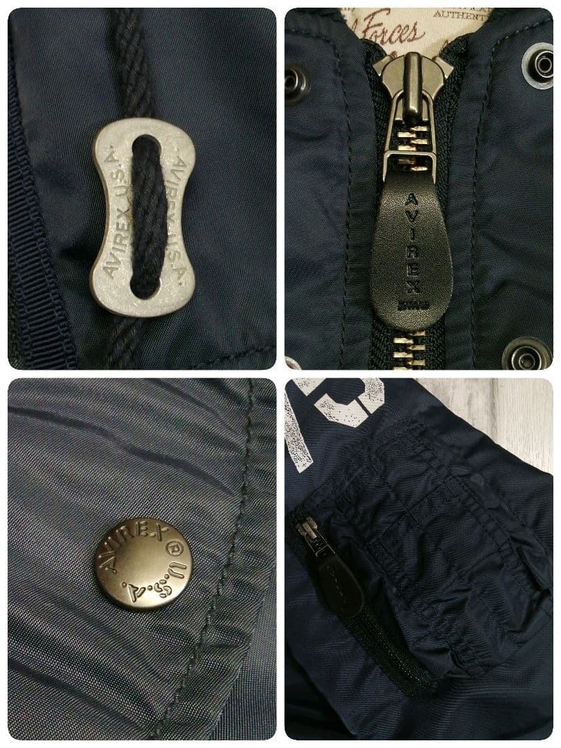 AVIREX　アヴィレックス　MA1　ミリタリー　ネイビー