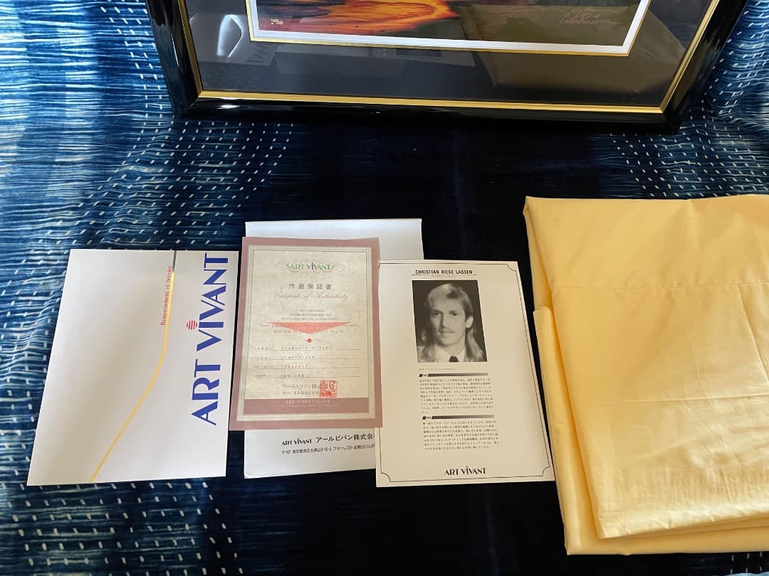 ラッセン　ゴールデンモーメント　ミクスドメディア