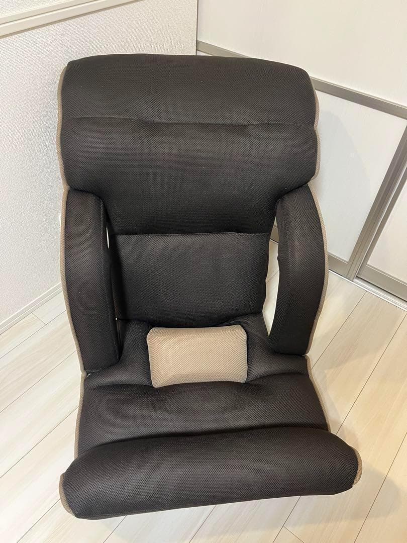 【美品】座椅子生活 明光ホームテック 腰の神様がくれた座椅子　ブラウン