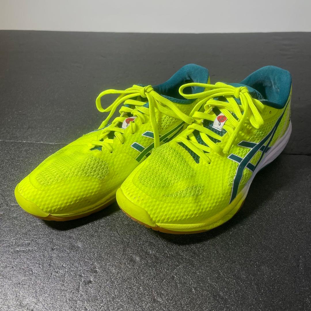 ASICS バレーボールシューズ 蛍光イエロー 25 cm - メルカリ