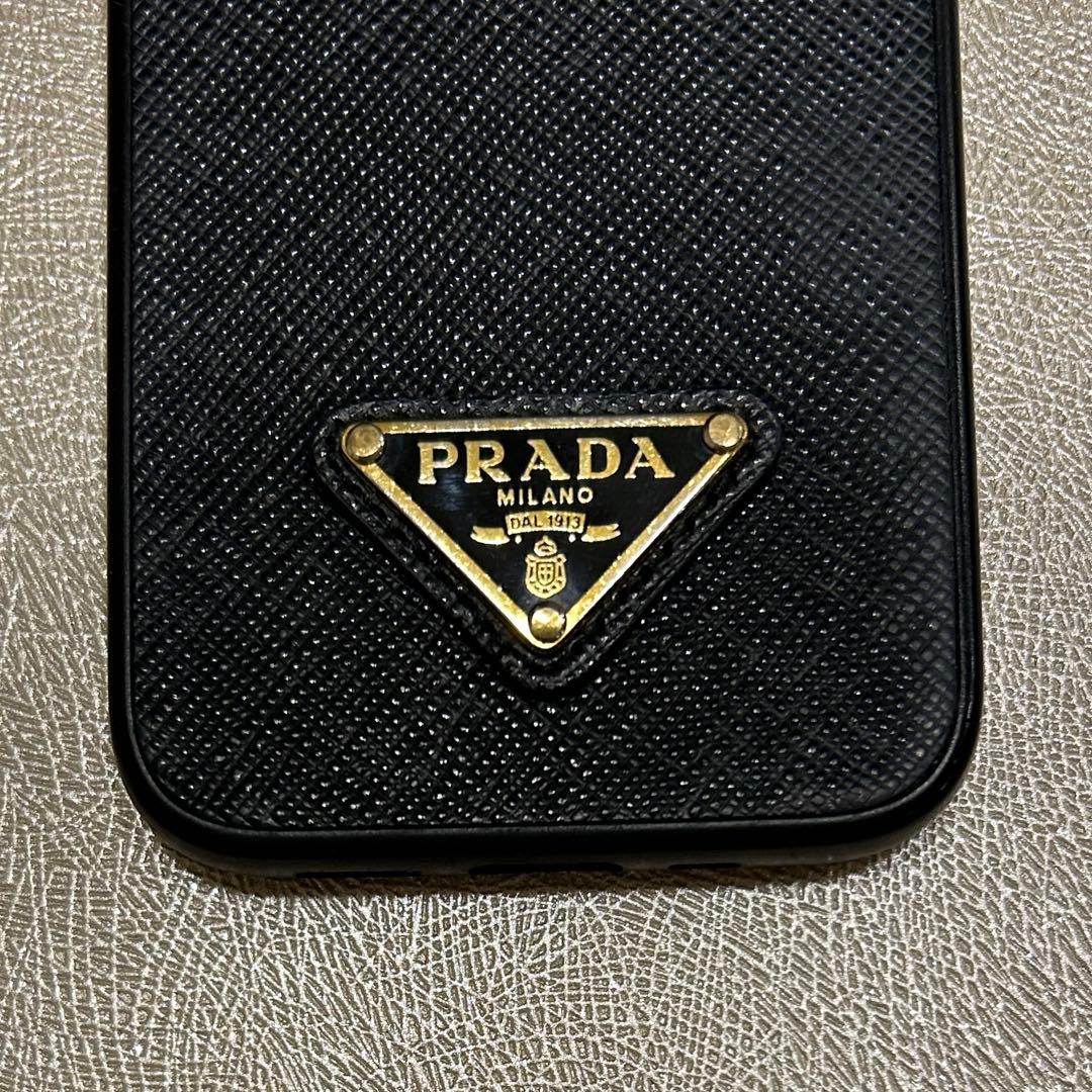 PRADA iPhone用ケース 黒　iPhone12mini