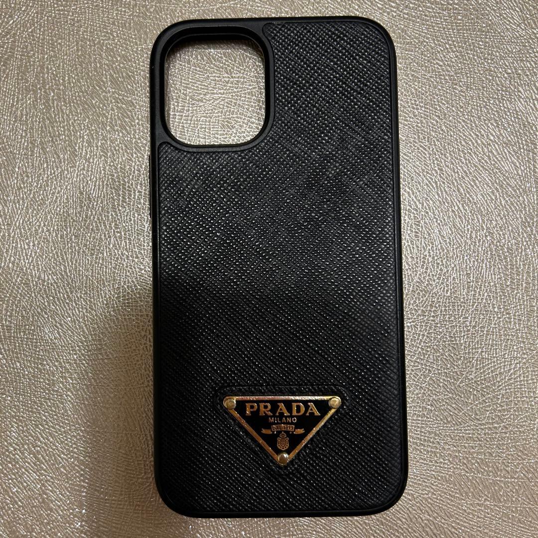 PRADA iPhone用ケース 黒　iPhone12mini