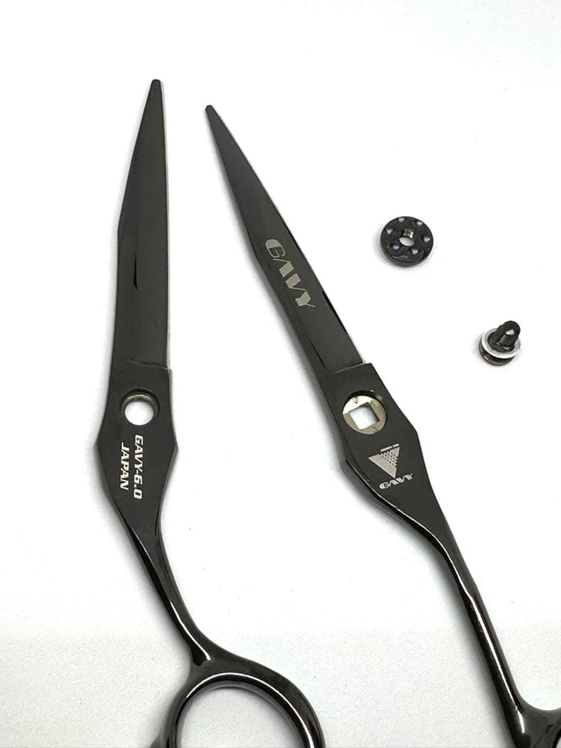 GAVY 6インチ カットシザー ブラック理容 美容 鋏 美容師 ハサミ はさみ