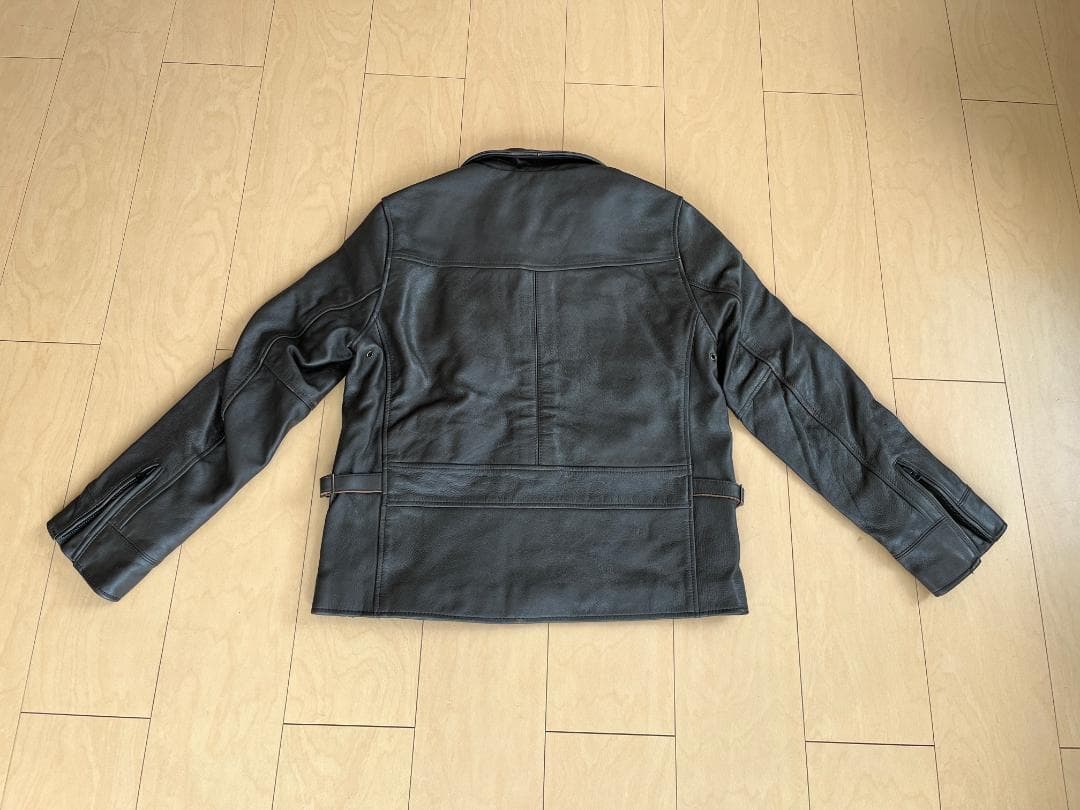 HOUSTON（ヒューストン）本革ショートジャケット　ダークブラウン