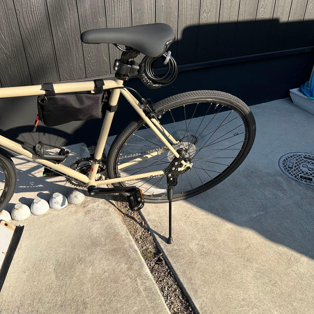 サイクルベースアサヒ　ベージュ アルミロードバイク レユニオン