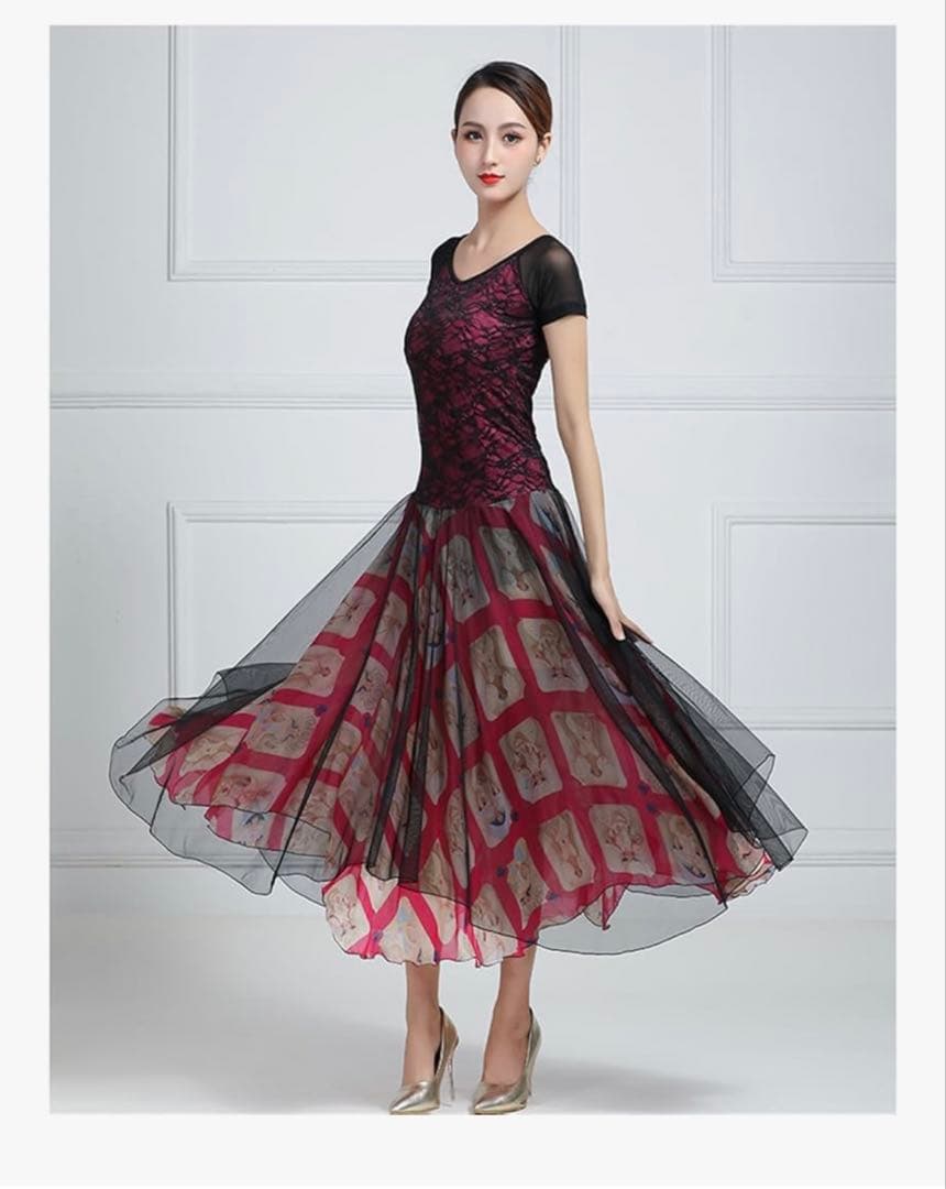 社交ダンスワンピース