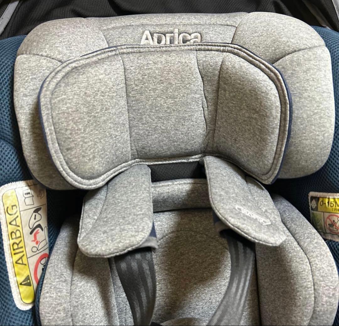 美品アップリカ クルリラプラス　チャイルドシート 回転式 ISOFIX 360