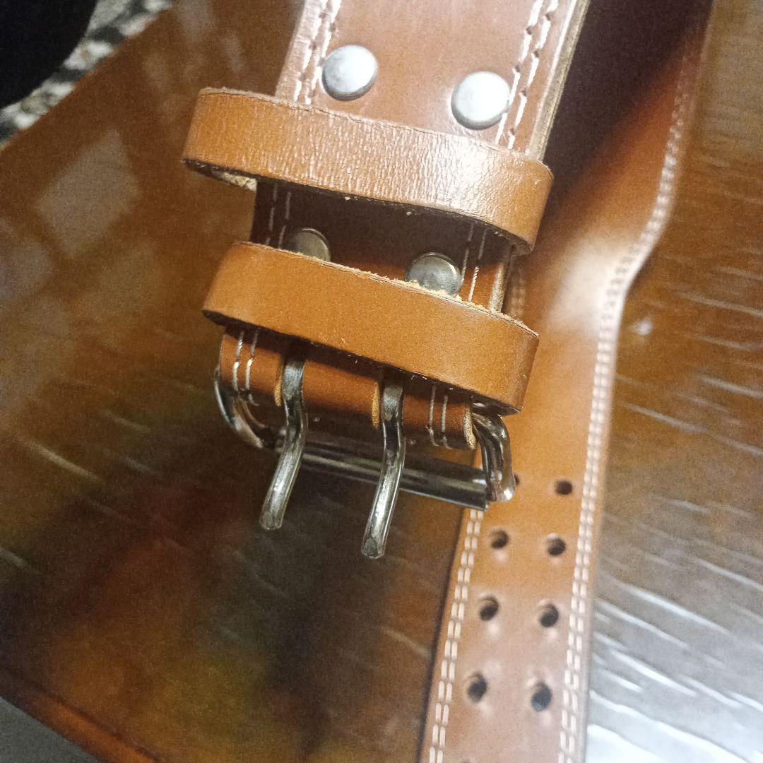 n*4様 GOLD'S GYM トレーニングパワーベルト　Мサイズ　プロレザーベ