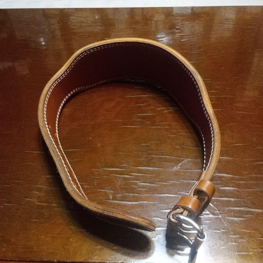 n*4様 GOLD'S GYM トレーニングパワーベルト　Мサイズ　プロレザーベ