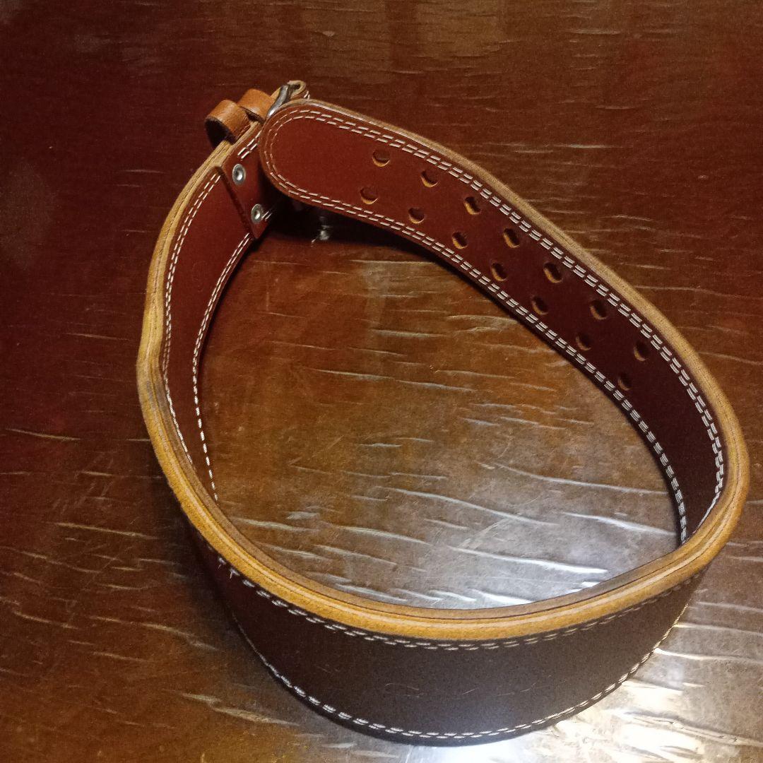 n*4様 GOLD'S GYM トレーニングパワーベルト　Мサイズ　プロレザーベ