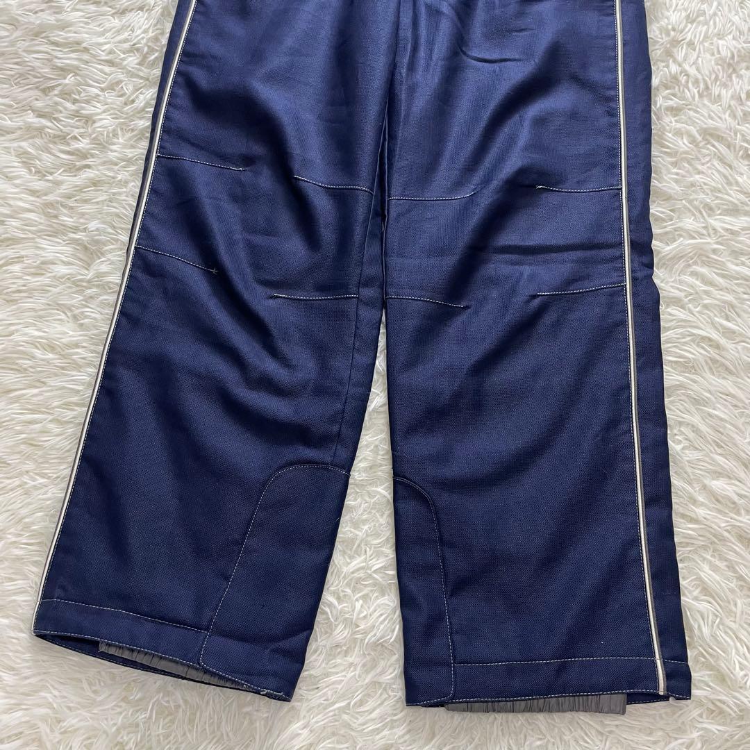 デサント スキーウェア セット 上下 メンズ L グレー 紺 ネイビー スノボ