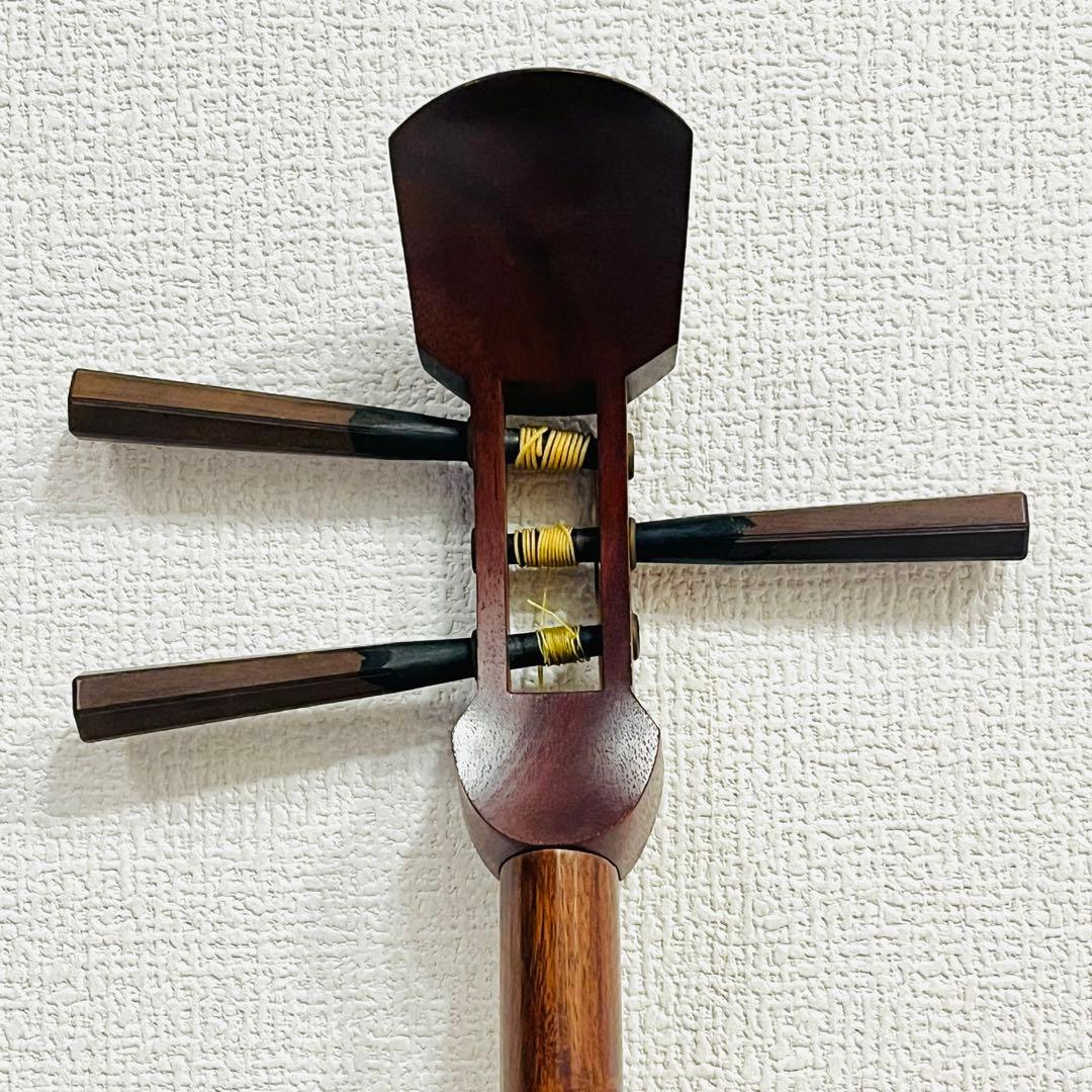 三味線 細棹 柏屋 ケース付き 全長約87cm