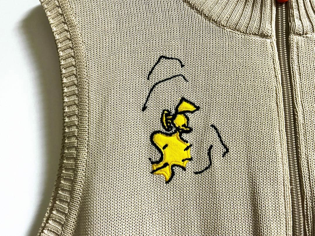 46サイズ XL カステルバジャック スポーツ スヌーピー ニットベスト ジレ