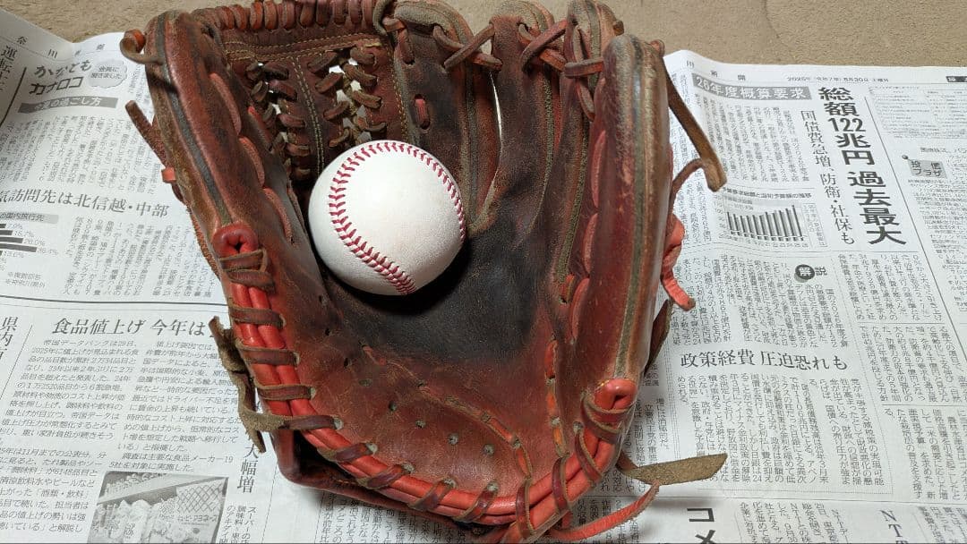 和牛JB JB-J001 Jr野球 投手用 野手兼用