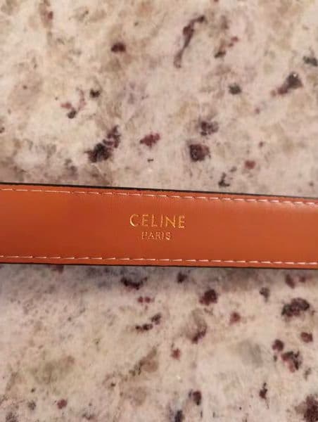 セリーヌ CELINE トリオンフ ベルト 黒 75