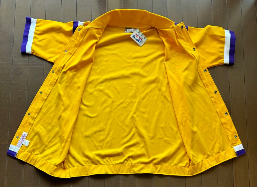 M&N 79-80 ロサンゼルス・レイカーズ クラシックウォームアップジャケット