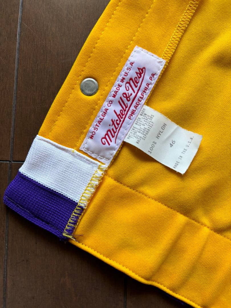 M&N 79-80 ロサンゼルス・レイカーズ クラシックウォームアップジャケット