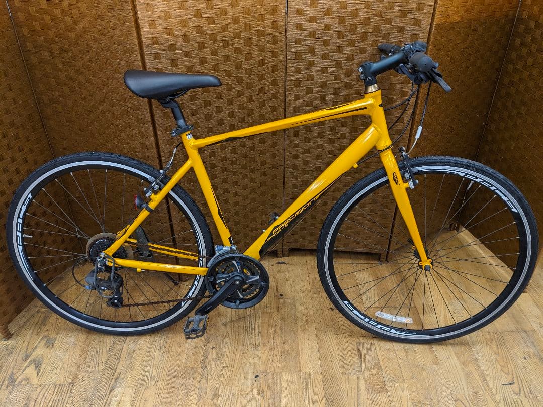 U019 クロスバイク　PRECISION　700×28c イエロー
