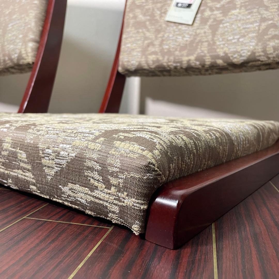 みぃ様 デッドストック 未使用 カリモク 折り畳み 座椅子 2脚セット 和モダン