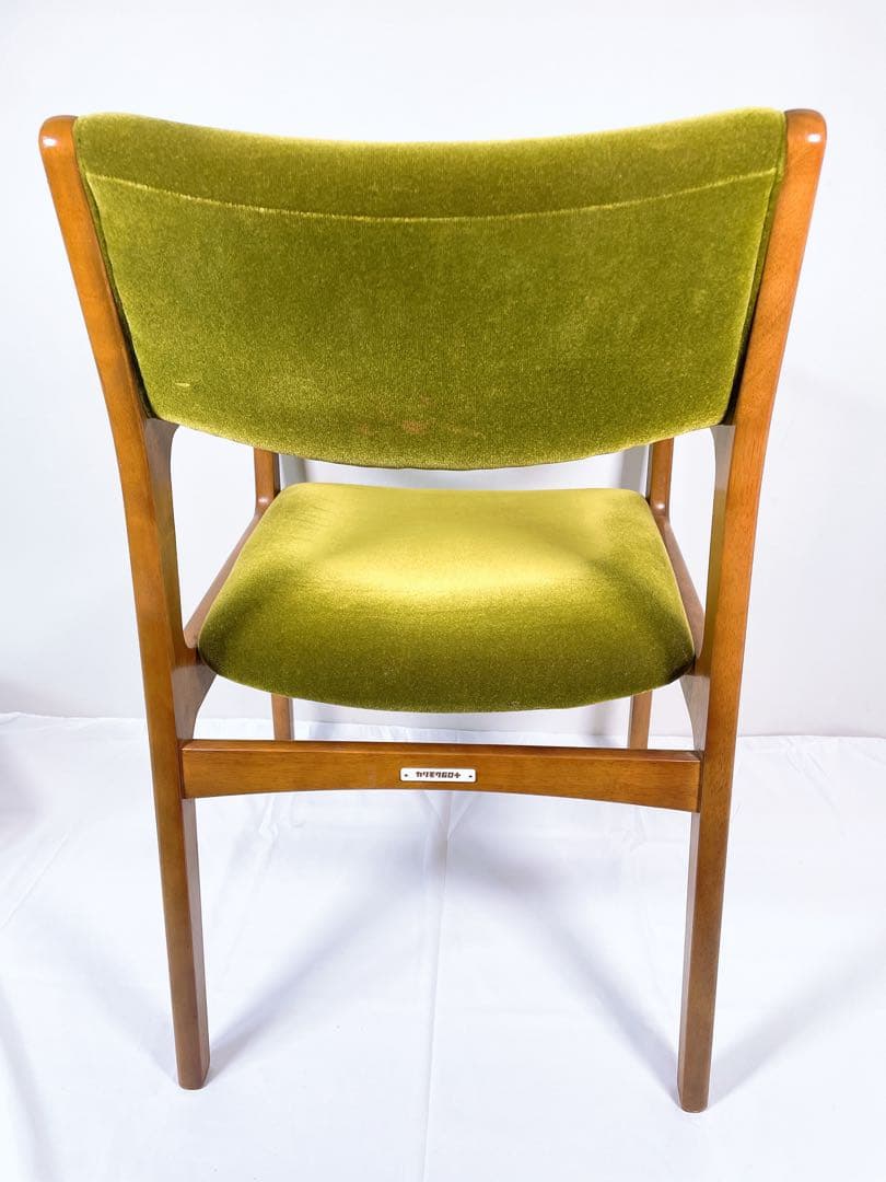 カリモク60+ ダイニングチェア アームチェア モケットグリーン