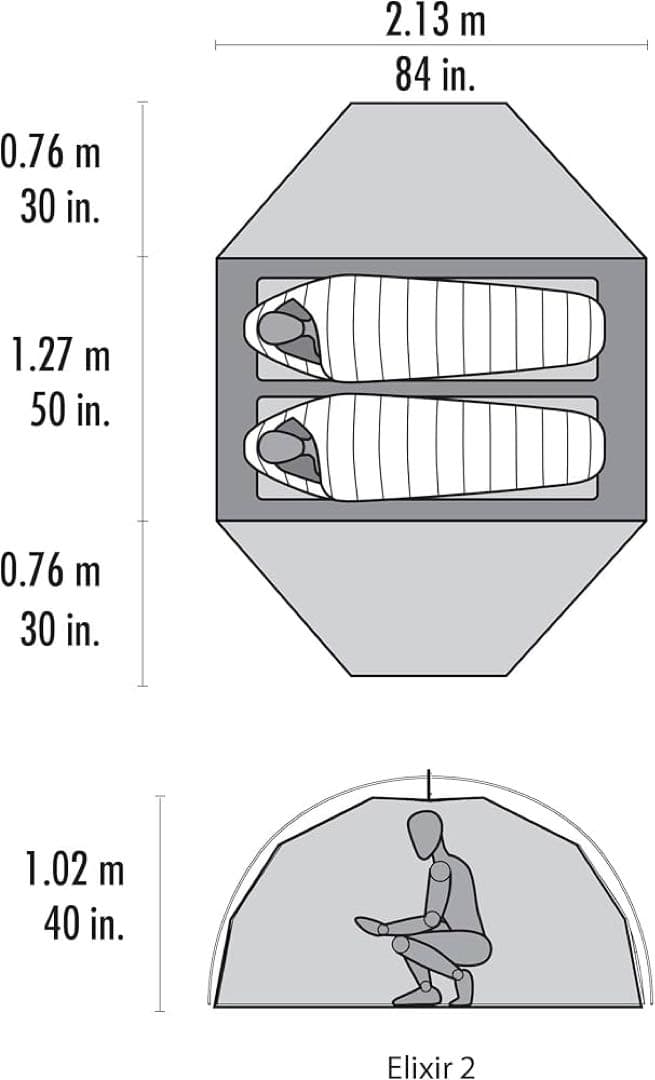 MSR ELIXIR 2 2人用キャンプテント