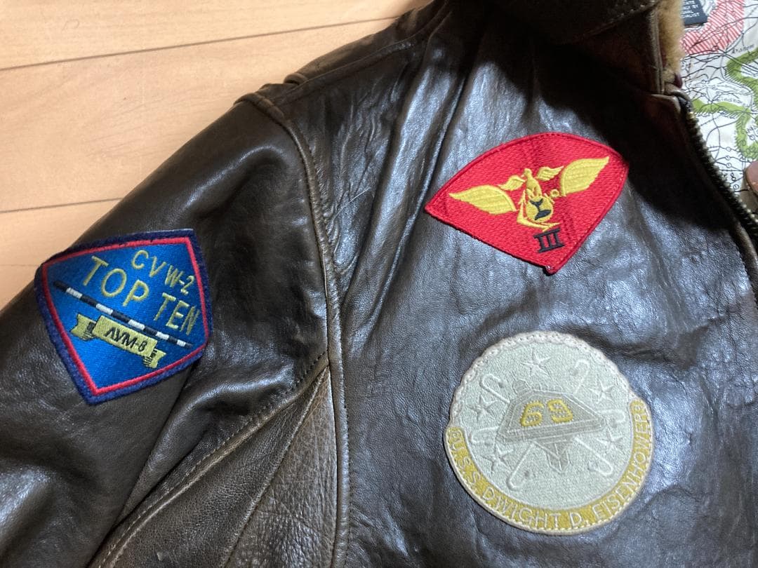 た*す様 AVIREX G-1 トップガン ヴィンテージ レザーフライトジャケッ