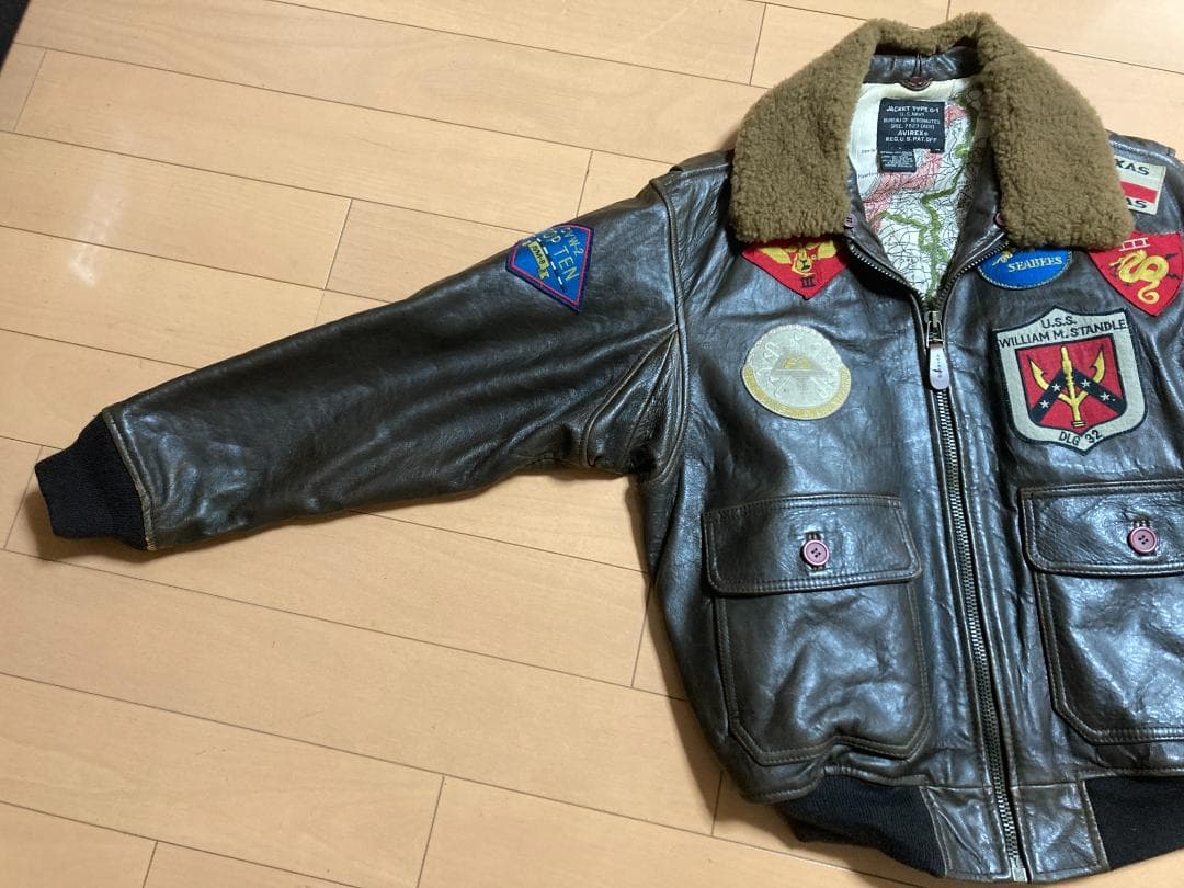 た*す様 AVIREX G-1 トップガン ヴィンテージ レザーフライトジャケッ