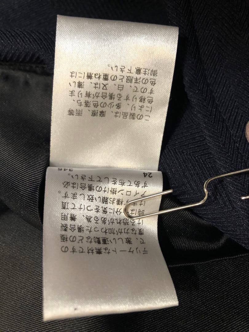 新品未使用！タグ付き！COMME CA MEN ハーフコート！ネイビーサイズM！