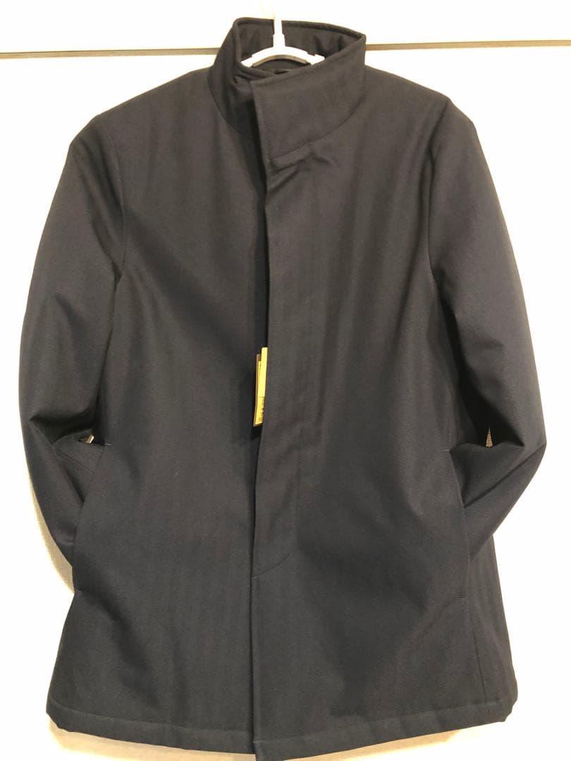 新品未使用！タグ付き！COMME CA MEN ハーフコート！ネイビーサイズM！