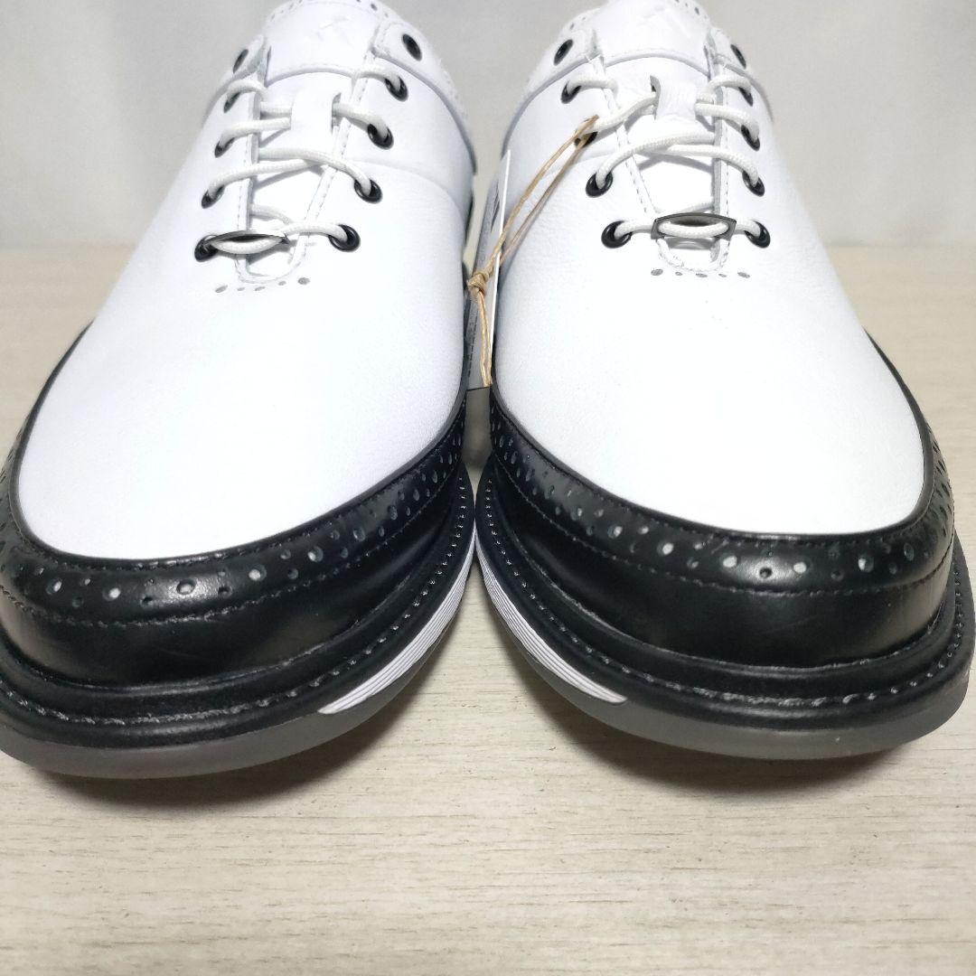 アディダス★ゴルフ★28.0★スパイクレス★レザーシューズ★ウィングチップ★防水