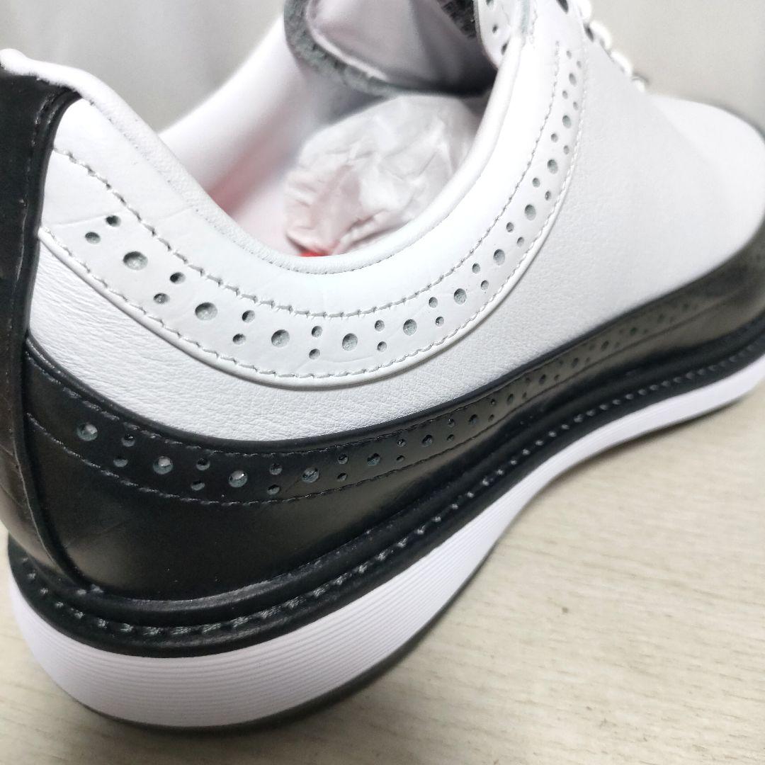 アディダス★ゴルフ★28.0★スパイクレス★レザーシューズ★ウィングチップ★防水